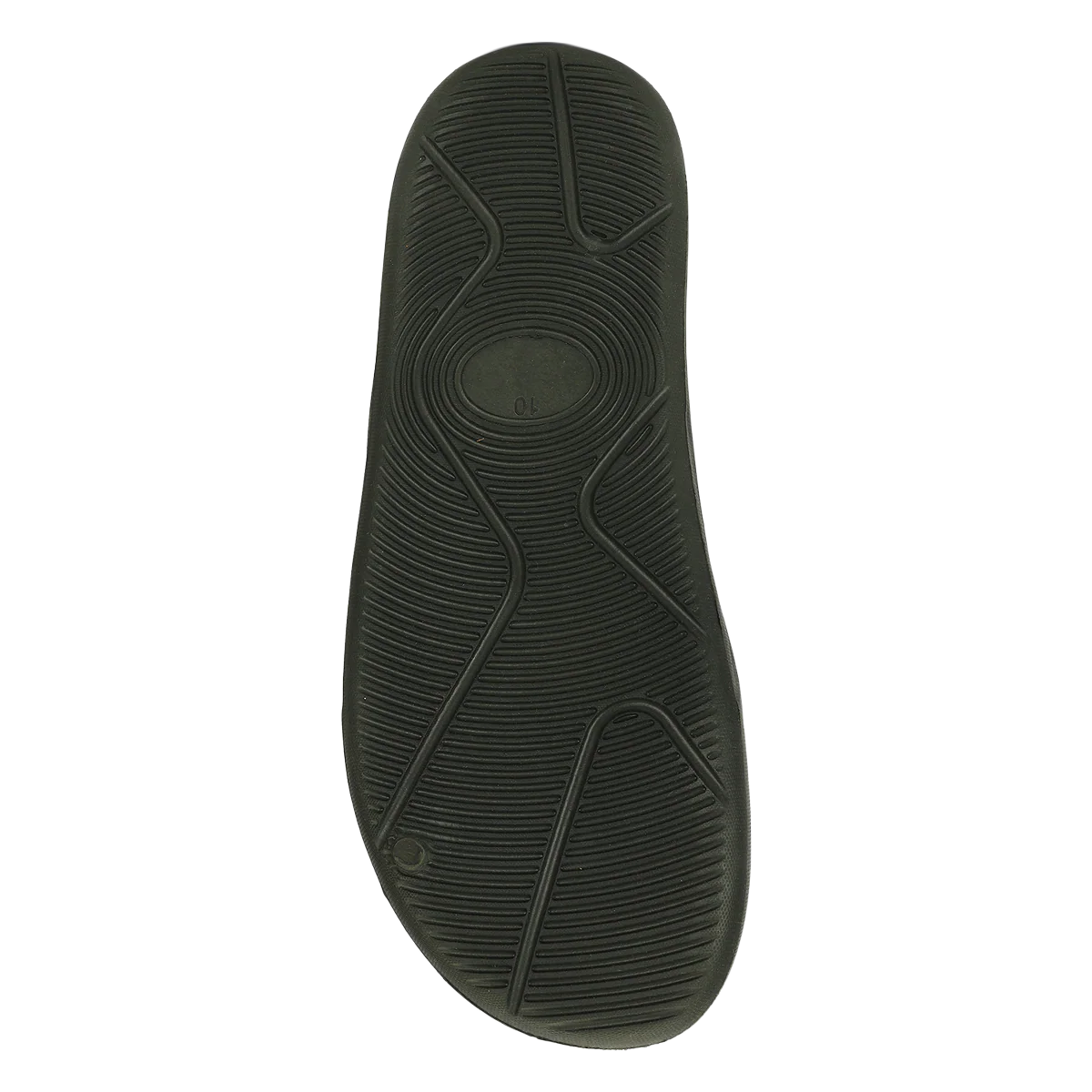 Chupps Men's Olive Green Comfort Slides | Premium Lightweight EVA Anti-Slip Casual Slip-On Slippers for Everyday Wear