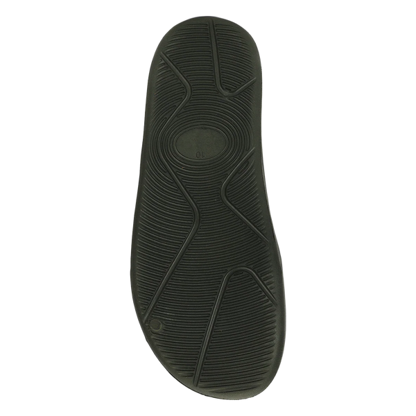 Chupps Men's Olive Green Comfort Slides | Premium Lightweight EVA Anti-Slip Casual Slip-On Slippers for Everyday Wear