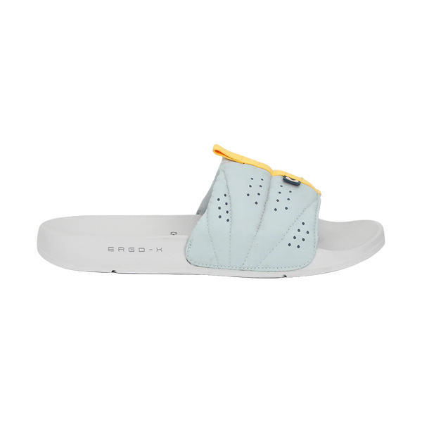 Chupps Men's Ice Blue Comfort Slides | Premium Lightweight Ergonomic Anti-Slip Casual Slip-On Slippers for Everyday Wear