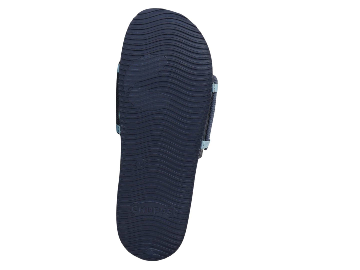 Chupps Men's Navy Blue Comfort Slides | Premium Lightweight Cushioned Anti-Slip Casual Slip-On Slippers for Everyday Wear