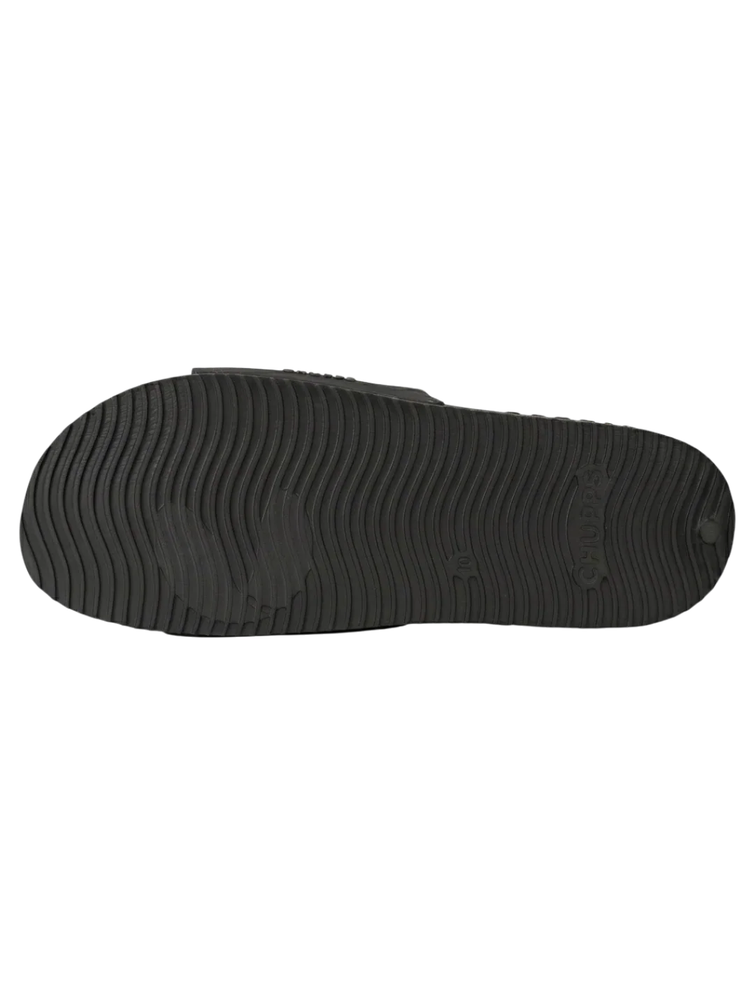 Chupps Men's Black Dual Strap Comfort Slides | Premium Adjustable Lightweight Anti-Slip Casual Slippers for Everyday Wear