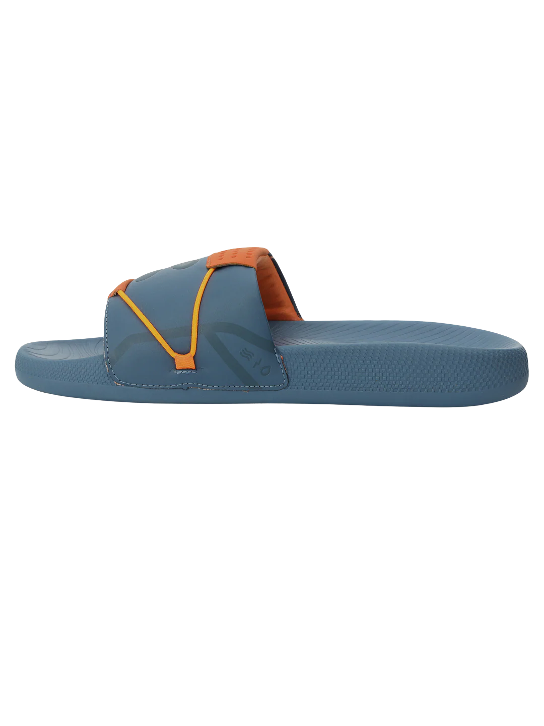 Chupps Men's Blue Comfort Slides | Lightweight Cushioned Anti-Slip Casual Slippers for Daily Wear