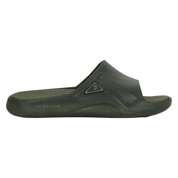 Chupps Men's Olive Green Comfort Slides | Premium Lightweight EVA Anti-Slip Casual Slip-On Slippers for Everyday Wear