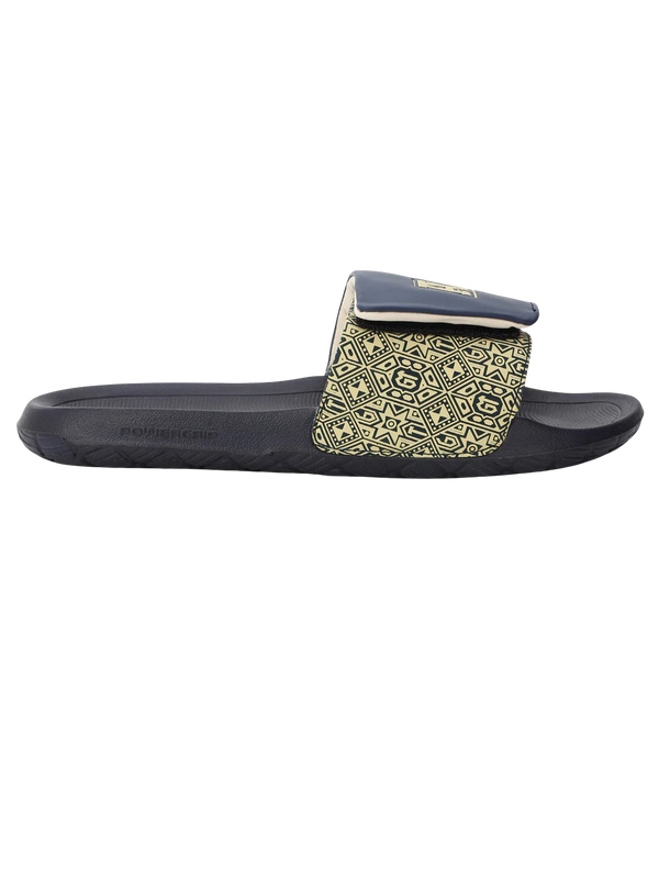 Chupps Men's Printed Adjustable Comfort Slides | Premium Lightweight Cushioned Anti-Slip Casual Slip-On Slippers for Everyday Wear
